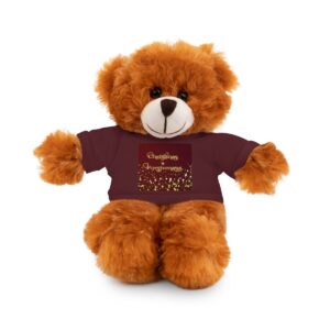 christmas-is-forgiveness-teddy-bear-gift-stuffed-animal-with-t-shirt-adorable-plush-toy